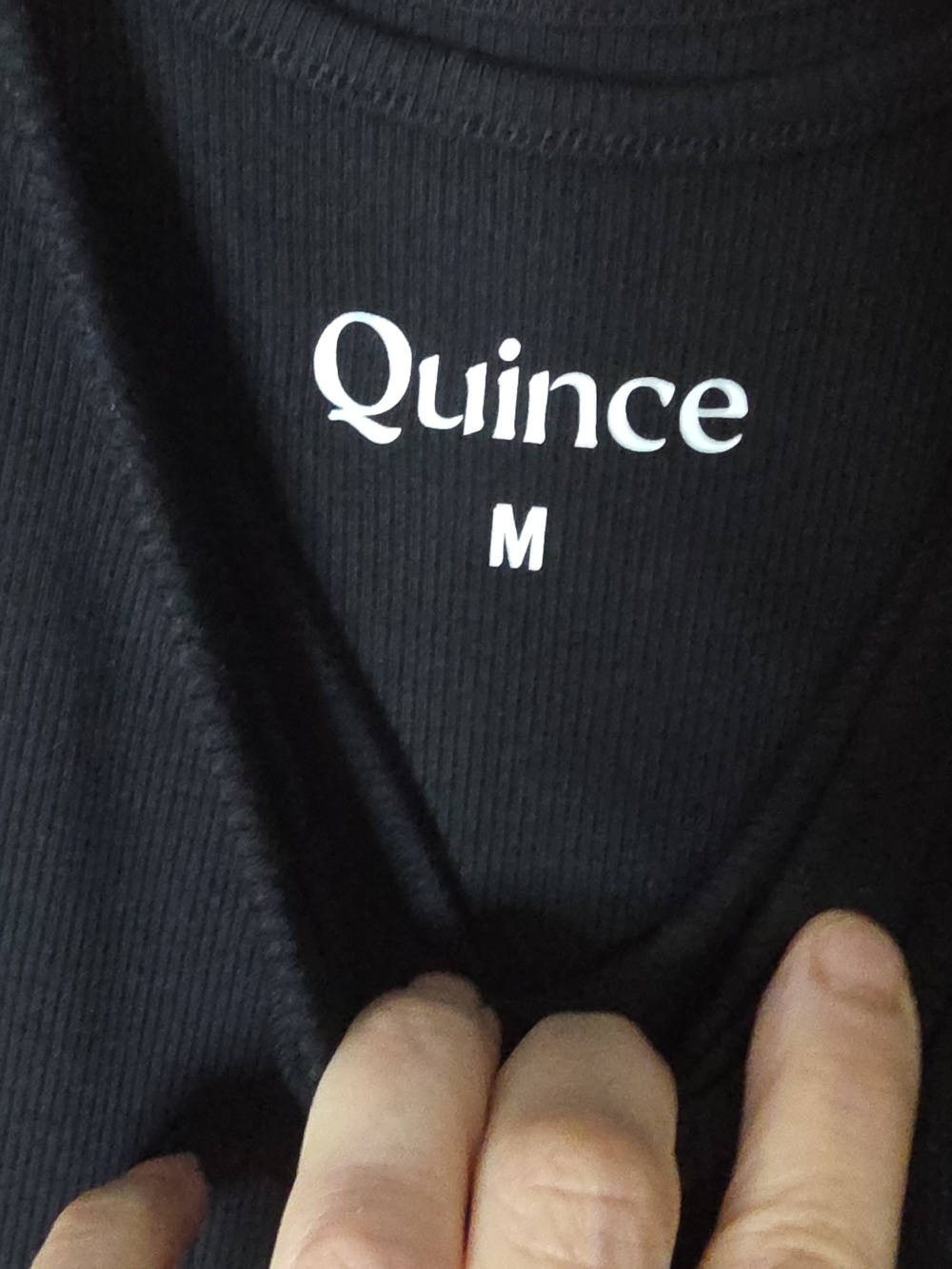 Quince BLACKTencel Ribbed Maxi Dress - Picture 8 of 9